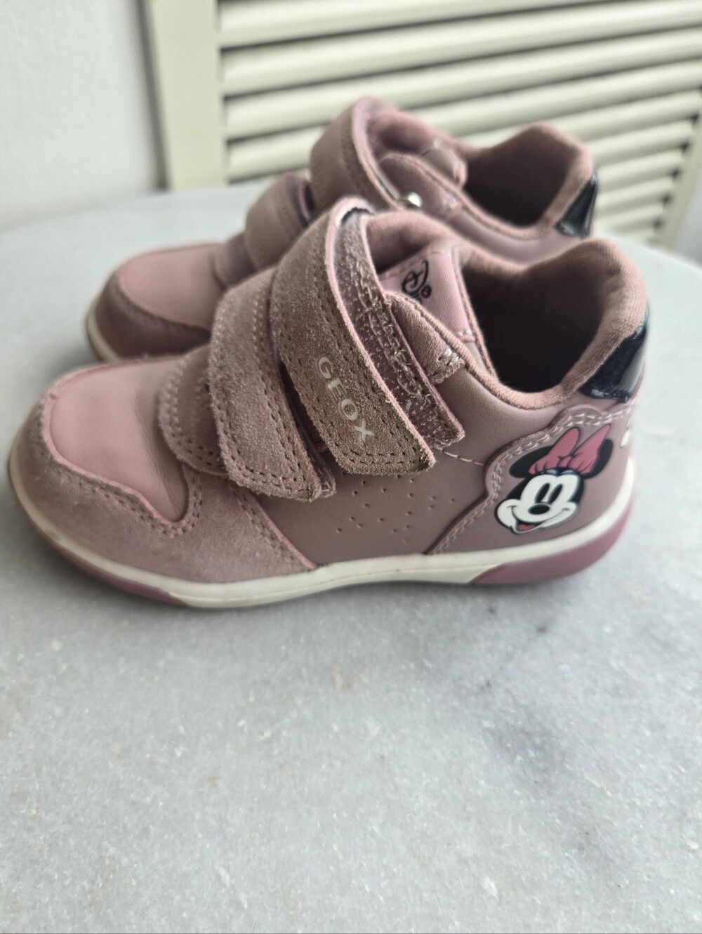 Geox Kids Pink Minnie Mouse Sneakers